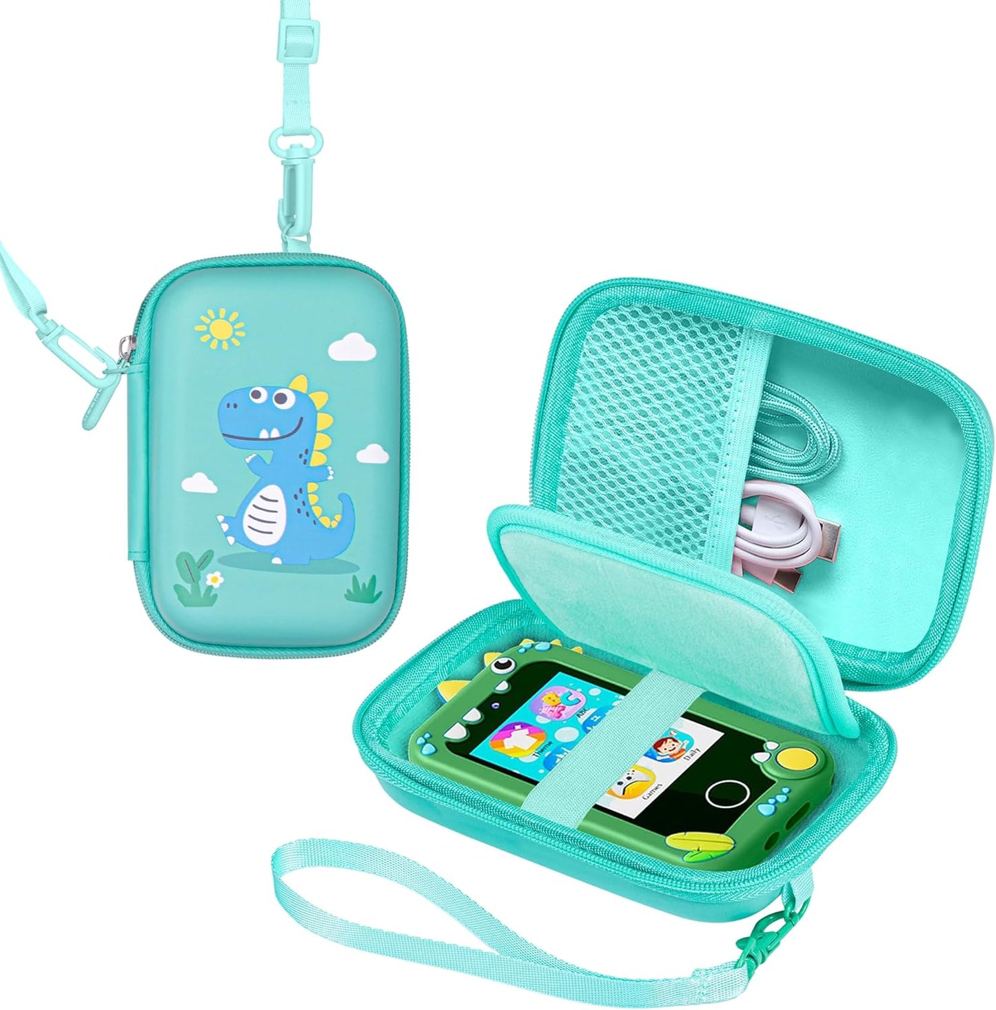 Leayjeen Kids Smartphone Case Compatible with Kikapabi/Joozfee/Prysyedawn 2.8" Touchscreen Toddler Learning Play Toy Phone,Birthday Gifts for Girls Age 3-10 Kids Toys Cell Phone-Purple(Case Only)