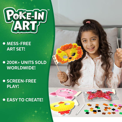 Skillmatics Poke-in Art - Magical Unicorn Dream Decor, Mess-Free Fun for Kids, DIY Wood Craft Kits, Screen-Free Activity, Gifts for Ages 4, 5, 6, 7, 8, 9