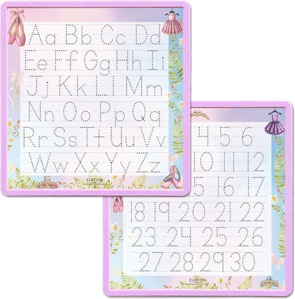 Kid's Name Tracing Board | Dry Erase Letter Tracing | Reusable Writing Practice Board | Personalized | Ballet Theme