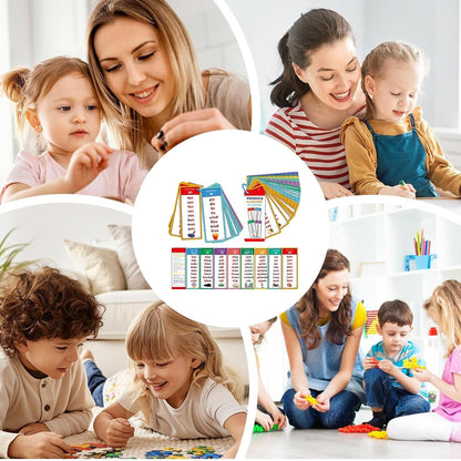 2 Set Phonics Word Cards | Word Family Build Book | Sight Words Flash Card Kindergarten with 117 Sound Groups 900+ Rhyming Words | Alphabet Flash Cards Phonics Games for Learn to Read & Spell