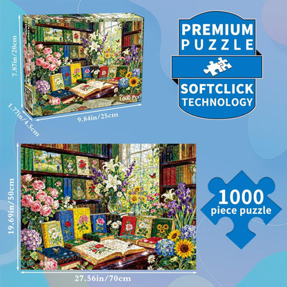 Jigsaw Puzzles for Adults 1000 Piece Puzzle for Adults 1000 Pieces Puzzle 1000 Pieces-Idyllic Rural Summer Landscape