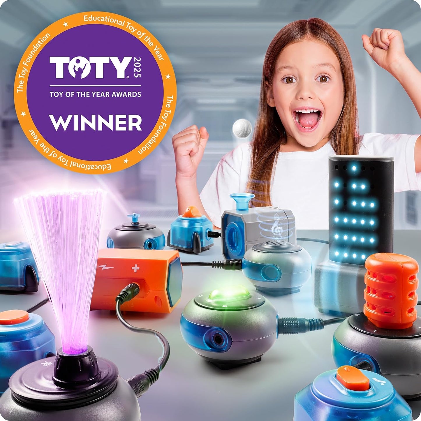 National Geographic Circuit Maker Electronics Science Kit – 60 Hands-On STEM Projects for Kids, Build Real Electrical Circuits, Educational STEM Activity for Learning Electricity & Engineering Skills