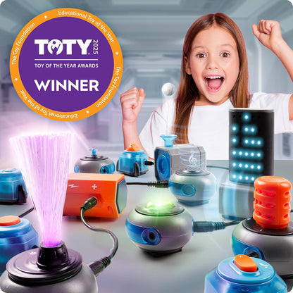 National Geographic Circuit Maker Electronics Science Kit – 60 Hands-On STEM Projects for Kids, Build Real Electrical Circuits, Educational STEM Activity for Learning Electricity & Engineering Skills