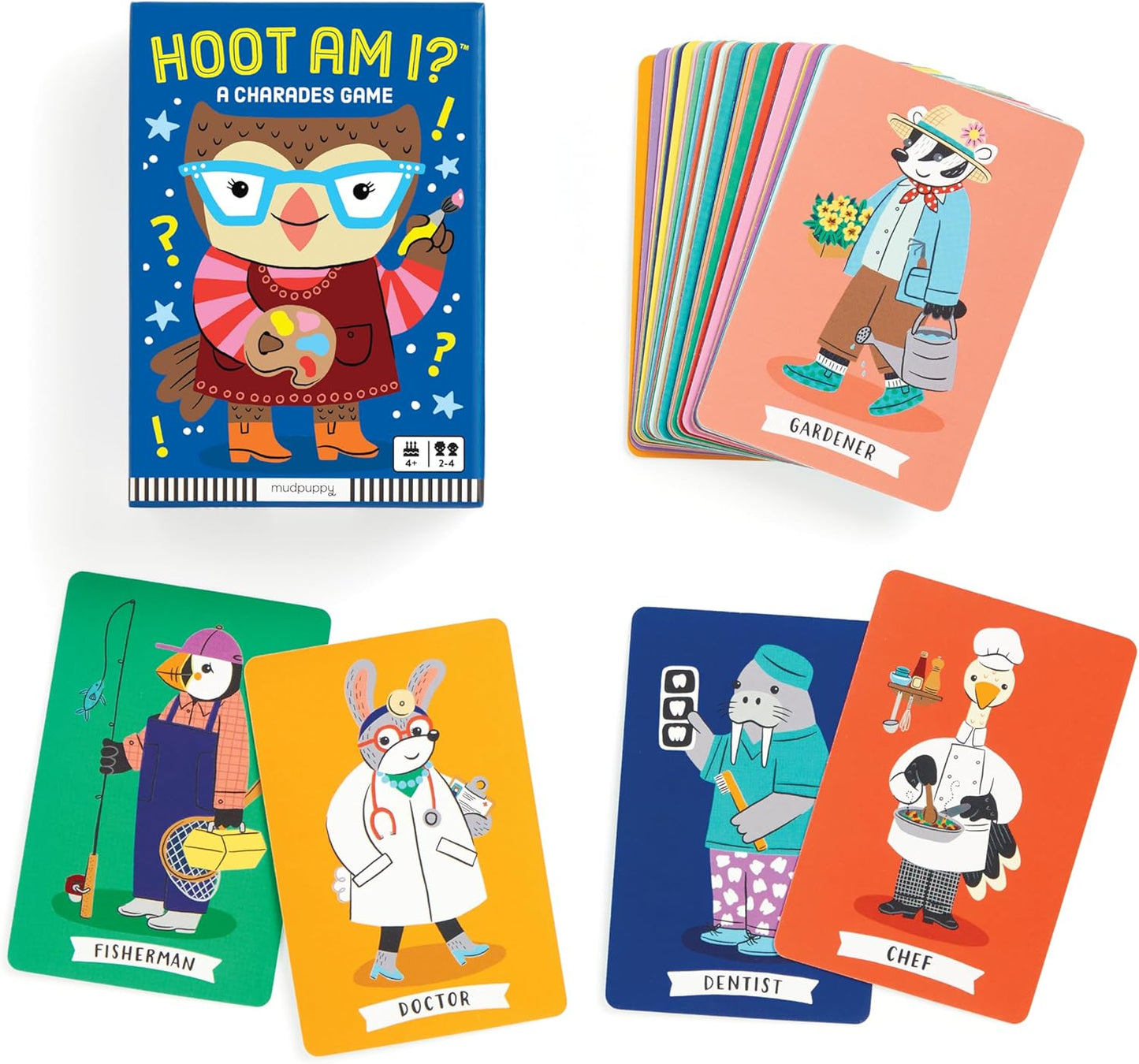 Mudpuppy Wild Unicorn! – Unicorn Version of Classic Kids Crazy 8's Card Game with Cute Illustrations of Unicorns for Children Ages 4 and Up, 2-4 Players