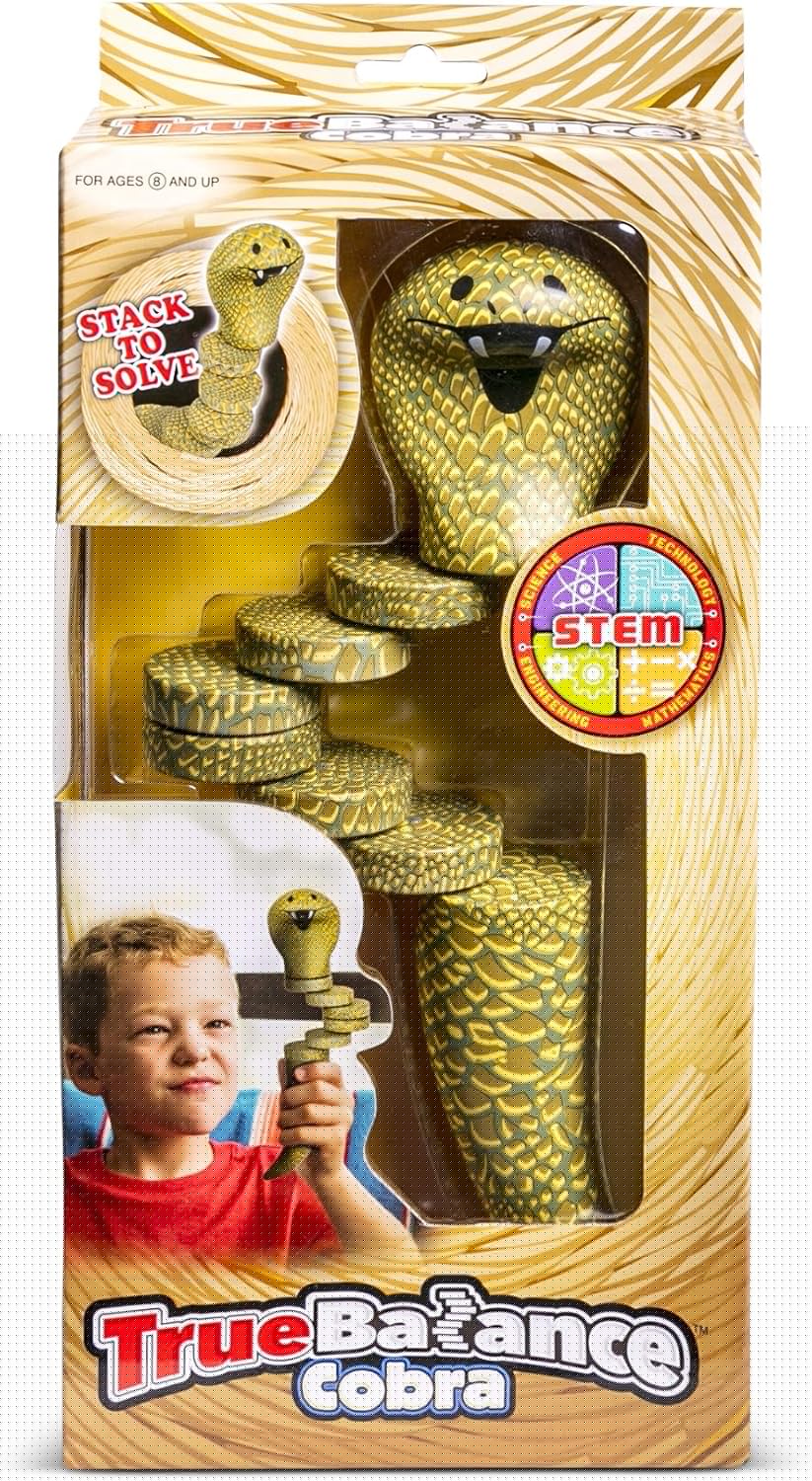 TrueBalance Coordination Game | Handheld Balance Toy for Adults and Kids | Improves Fine Motor Skills (Glow in The Dark)