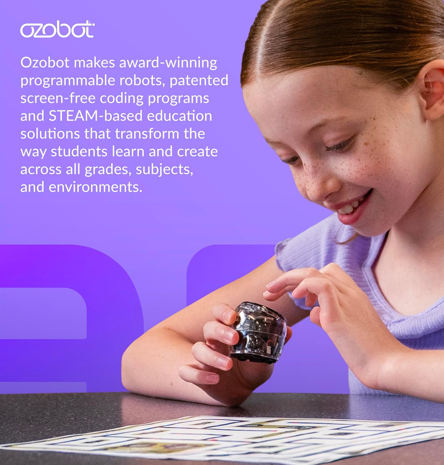 Ozobot Ari Entry Kit | Interactive Learning Robot with Touch Screen, ToF Sensor, Accelerometer, Gyroscope, and AI Integration | Hands-On STEM Education for Classrooms and Homeschool
