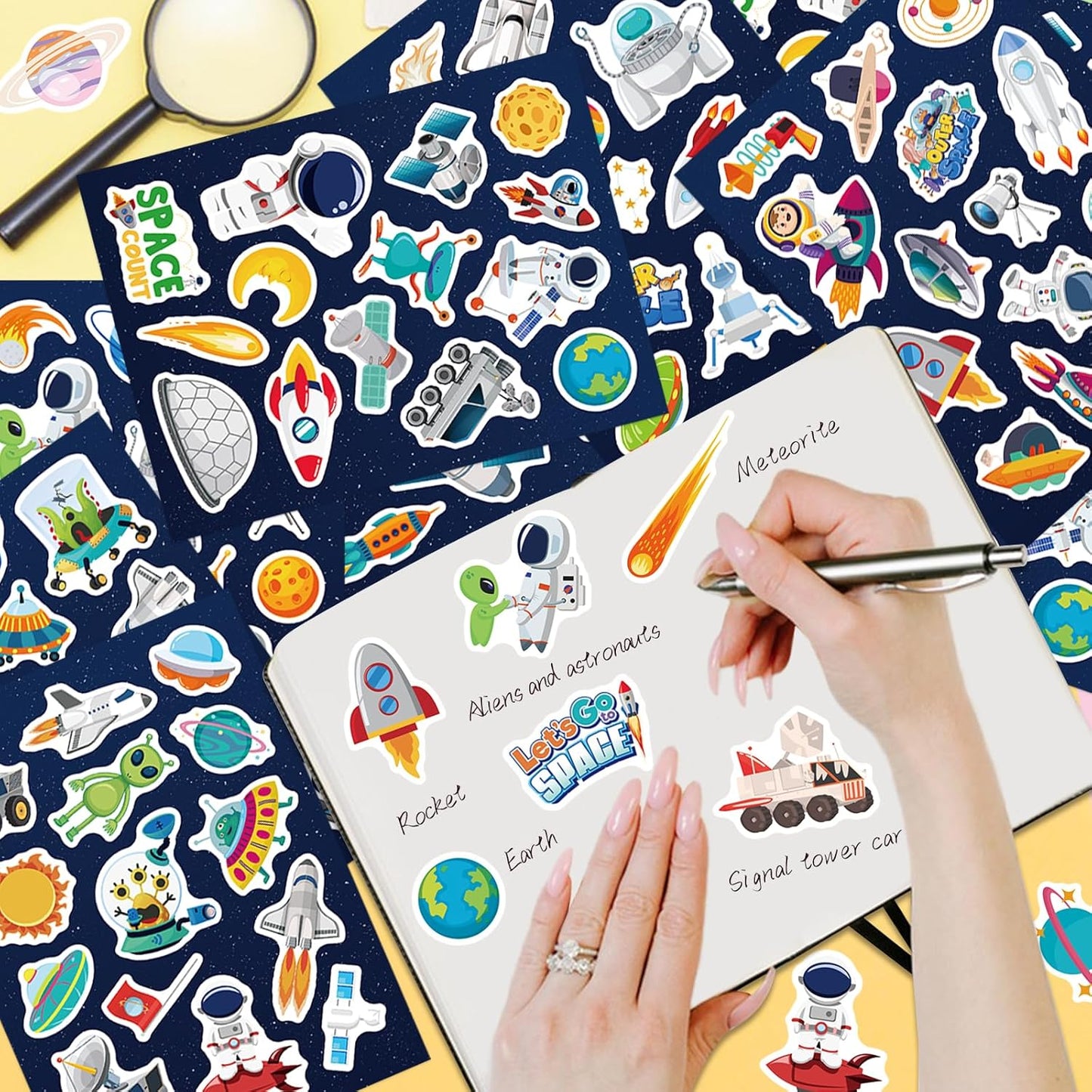 312 Pcs Science Stickers, Chemistry Biology Physics Laboratory Sticker Science Themed Stickers for Craft Supplies Classroom Rewards Party Decorations
