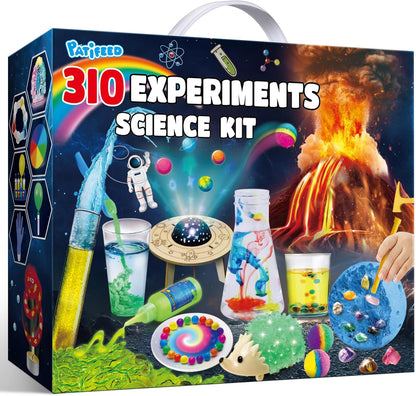 PATIFEED 250 Experiments Kits for Kids, Science S.T.E.M Projects Scientific Toys for Boys Girls Gifts Ideas Birthday Christmas, Erupting Volcano, Planet, Bouncy Ball,Chemistry Scientist Set