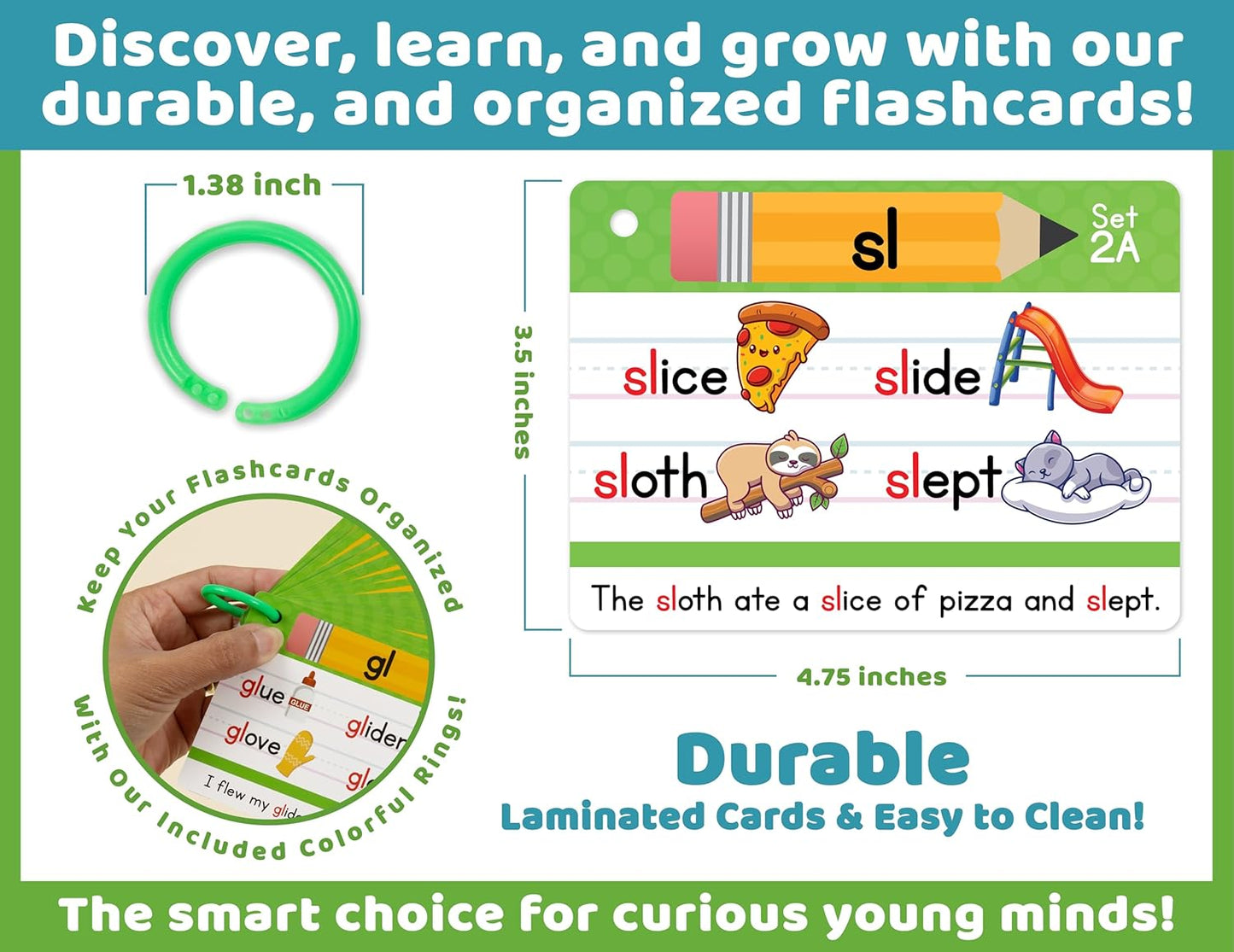 Bright Seed Phonics Flash Cards - Learn to Read in 20 Phonic Stages - Digraphs CVC Blends Long Vowel Sounds – Phonics Games for Kids Age 4-8 Kindergarten First Second Grade Home School Educational