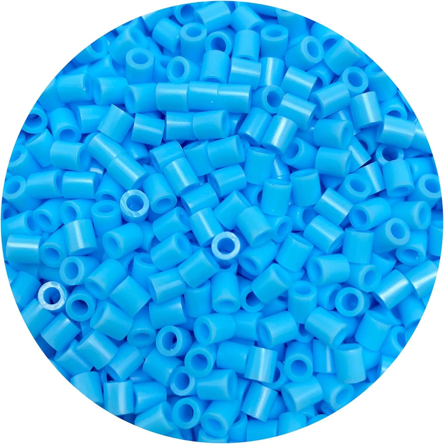 OEEKOI 5500Pcs Fuse Beads - 5mm Bulk Melting Beads for Crafts, Ideal for Christmas Birthday Gifts,Clear