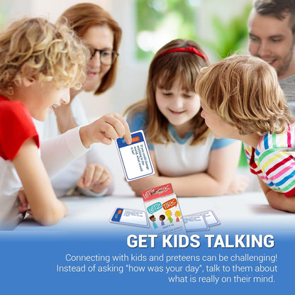 Conversation Cards for Kids with Autism or Aspergers - Learning & Education Toys, Conversation Starters, Autism Communication Cards for Kids and Adults, Therapy Tool, Stocking Stuffers
