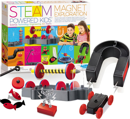 4M | STEAM Dinosaur World Exploration| Hands-On Science Kit with Dinosaur Figures & Fossil Experiments for Kids Ages 5+ - Educational Paleontology Toy Gift