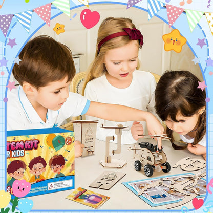 24 Pcs Party Favors for Kids Age 6-10, Treasure Box Toy Stem Kit Party Favors Science STEM Kits for Boys girls Age 6 7 8 9 10 12 Classroom Giveaways, Carnival Prizes, Birthday Treats, Party Supplies