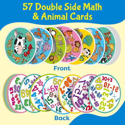 Edulok Memory Card Game, Kids Sight Word Piles Card Games, Animal Table Match Game for Toddlers, Indoor Recess Family Games, Preschool Classroom Reading Games, Homeschool Supplies