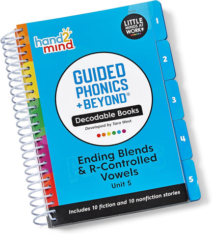 hand2mind Guided Phonics + Beyond Decodable Books Unit 2, CVC Books for Beginning Readers, Science of Reading Classroom Materials, Learn to Read Leveled Readers, Preschool Curriculum for Teachers