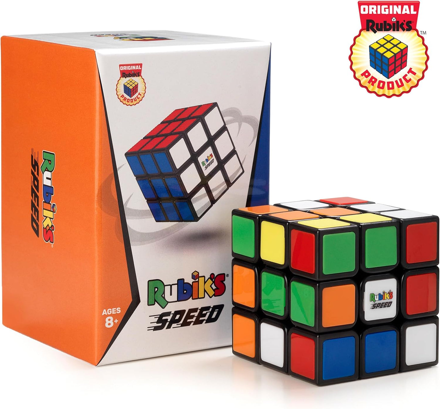 Rubik’s Cube, Special Retro 50th Anniversary Edition, Original 3x3 Cube Collectible & Desk Décor, Problem-Solving Brain Teaser, Fidget Toy, Sensory Puzzle for Adults, Teens, Kids, for Ages 8 & Up