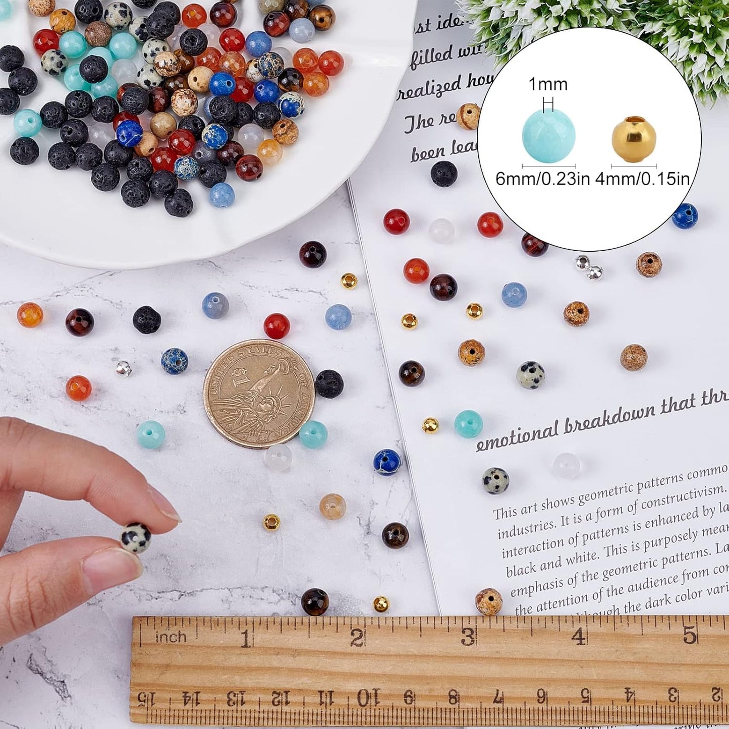 SUNNYCLUE 1 Box 300+Pcs DIY 10 Sets Solar System Bracelets Kit Universe Galaxy The Nine Guardian Planets Bracelet Necklace Tiger Eye Bead Natural Gemstone Beads for Jewelry Making Kits Craft