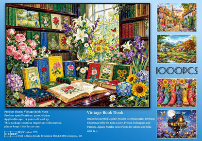 Jigsaw Puzzles for Adults 1000 Piece Puzzle for Adults 1000 Pieces Puzzle 1000 Pieces-Idyllic Rural Summer Landscape