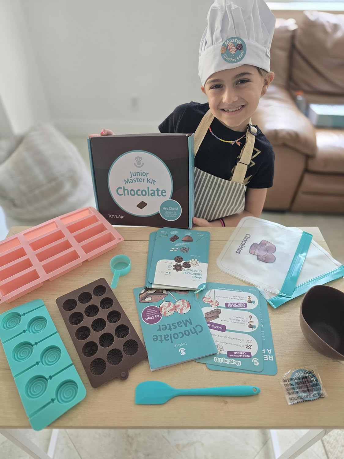 Tovla Jr. My First Food Science Kit – Edible Slime + Fun Experiments – STEM Montessori-Inspired Activity Set for Ages 5-8