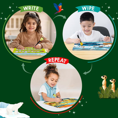 Skillmatics I Can Write PAW Patrol - Reusable Preschool Learning Activities, Educational Toy and Game, Back to School Supplies, Gifts for Students, Kids, Toddlers Ages 3, 4, 5, 6
