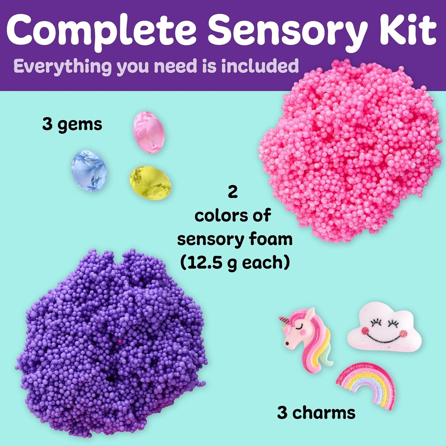 Creativity for Kids Sensory Surprise Ocean Kit | Crunchy Sensory Foam Toy for Kids | Dig, Squish & Discover Hidden Ocean Surprises | Mess-Free, Screen-Free Play (Ages 4+)