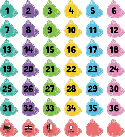 SICOHOME Line up Spots for Classroom Floor - 54Pcs Floor Numbers for Classroom Lining up Number Stickers for Back to School Kindergarten Preschool Elementary Supplies