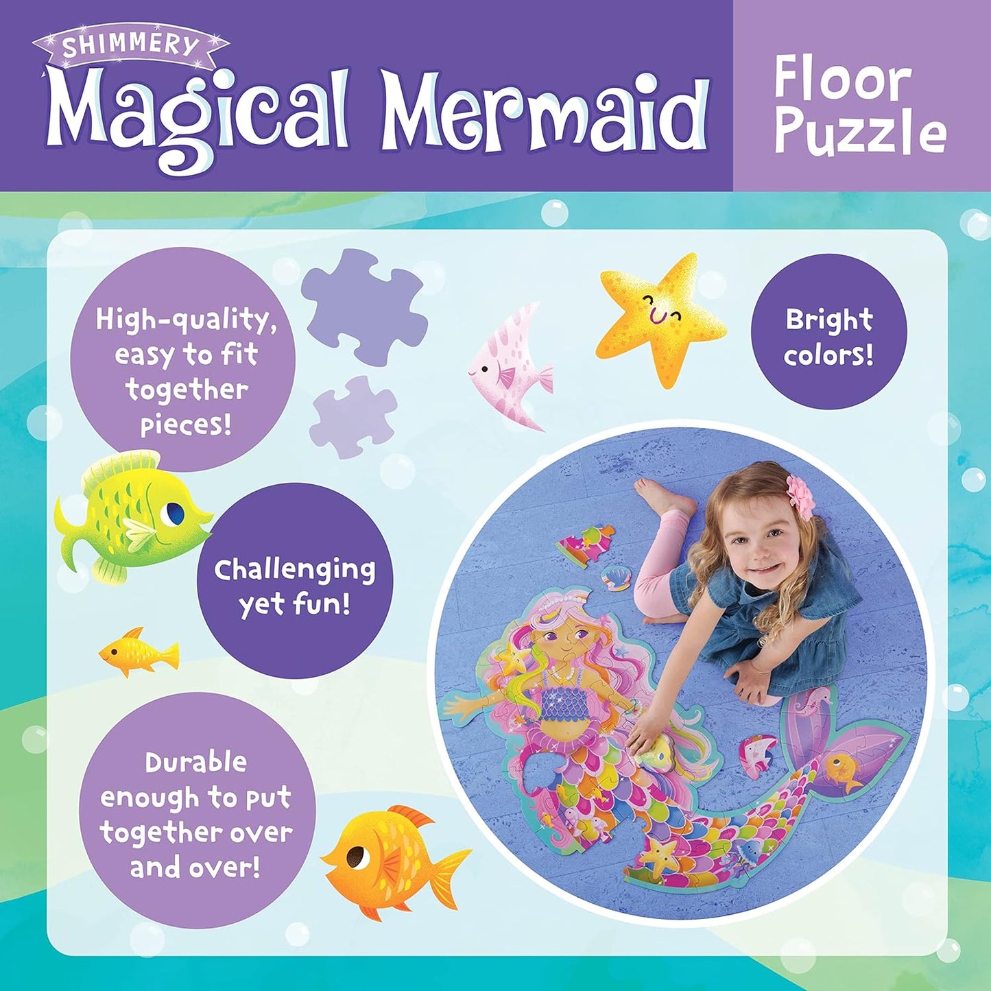 Peaceable Kingdom Hoot Owl Hoot Floor Puzzle – Giant Floor Puzzle for Kids Ages 5 & up – Great for Classrooms