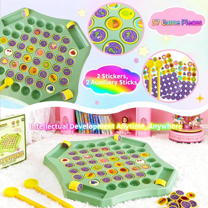 Flip Chess Memory Game, 54PCS Fruit Matching Puzzle Toy for Kids & Preschool, Educational Montessori Board Game for Memory & Logic, Family Fun, Birthday