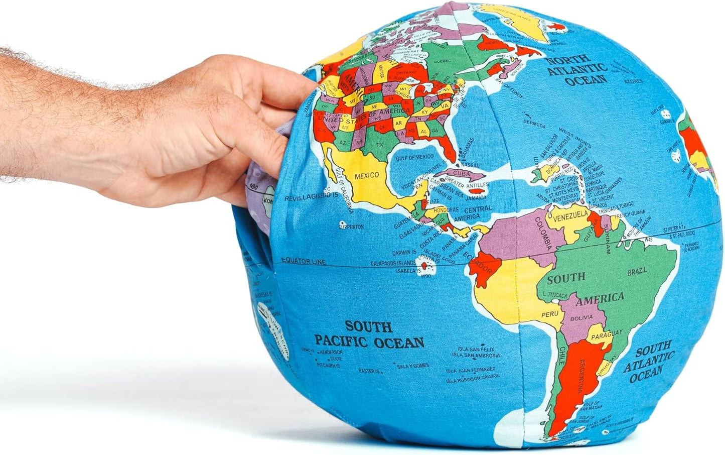 Pocket Earth HUGG-A-PLANET | Soft Plush Globe for Children | Montessori Educational Toy for Kids, Teens, Adults, Teachers, and Parents | Planet Earth Learning Toy | Classroom Must Haves