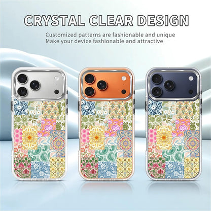 for iPhone 17 Pro Max Case [Compatible with Magsafe],Girls Women Clear Magnetic Case Silicone Shockproof Protective Cover with Pattern Colorful Motivational Letters