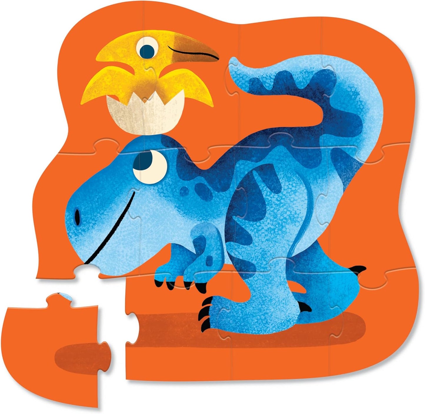 Crocodile Creek 12-Piece Mini Jigsaw Puzzle - Fun Floor Puzzles for Kids Ages 2-4 and Up - Heavy-Duty Shaped Box for Storage - Fire Truck - 12" x 9" Finished