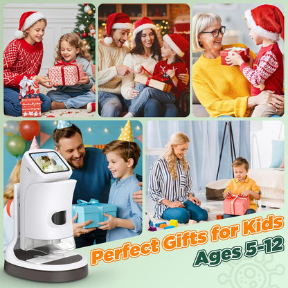 Microscope for Kids, 1000X 1080P Pocket Kids Microscope Handheld - [2026] Digital Mini Microscopes for Kids 8-12, STEM Toys Educational Science Kits for Kids 5-7, Ideal Birthday for Boys, Girls