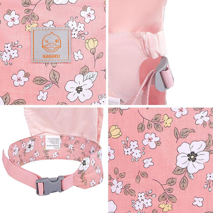 GAGAKU Doll Carrier for Kids, Toy Baby Doll Carrier, Reborn Dolls Carrier Toy Baby Sling with Adjustable Straps, Baby Doll Accessories - Green - Camellia