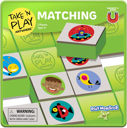PlayMonster Take N Play — Matching Game — Easy to Use, Hard to Lose — Fun on the Go Travel Game — For Ages 3+