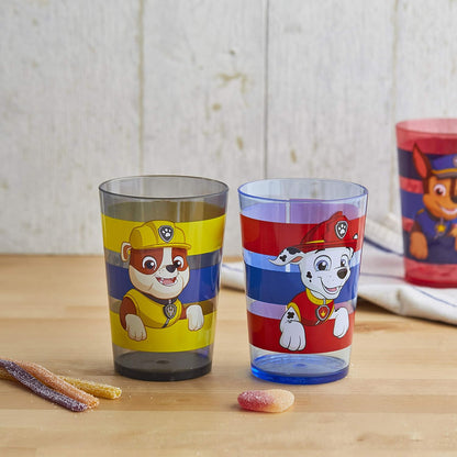 Zak Designs 14.5oz Disney Frozen 2 Nesting Tumbler Set Includes Durable Plastic Cups, Fun Drinkware is Perfect for Kids, 4pk (14.5oz, Anna & Elsa & Olaf)