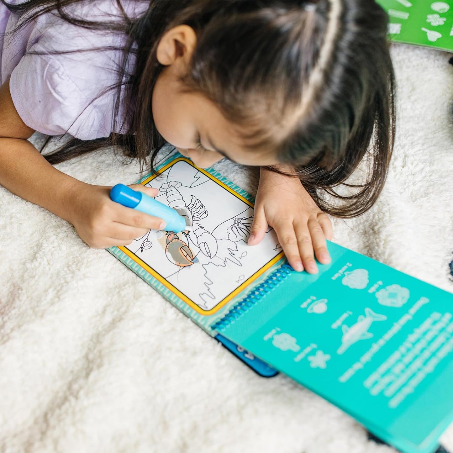 Melissa & Doug On The Go Water Wow! Mess Free Coloring Book, Reusable Water-Reveal Activity Pad, Dinosaurs, Travel Toys, Party Favors, for Toddlers & Kids Ages 3+