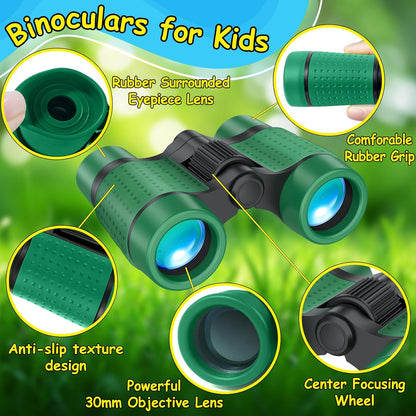 ESSENSON Binoculars for Kids Toys Gifts for Age 3-12 Years Old Boys Girls Kids Telescope Outdoor Toys for Sports and Outside Play, Bird Watching, Birthday Presents
