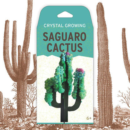 Copernicus Toys Crystal Growing Saguaro Cactus Official Terraformer kit | Grows in Hours | Facts and Instructions Included