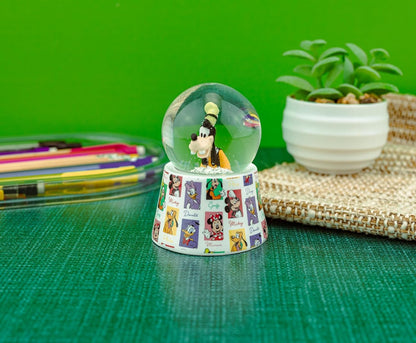 Silver Buffalo Disney Mickey and Friends Mini Light Up Snow Globe│Minnie Mouse│3.8 Inches Tall, 45mm (Small) - Colors A