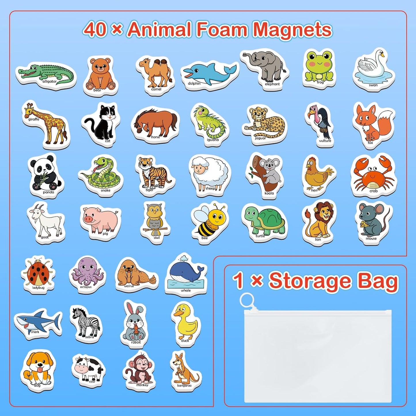 Kasfalci CVCC & CCVC Word Games, 50 Magnetic Foam Objects Fridge Magnets for Kids, Speech Therapy Toys for Toddler, Learn to Read Spelling Reading Learning Phonics for Preschool Kindergarten Classroom