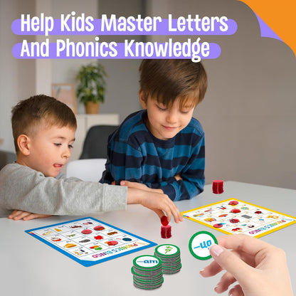 SpriteGru Multiplication & Division Bingo Game, 480 Math Problems, 2 Educational Math Board Game for Kindergarten and Preschool Kids 4-8, Perfect for Classroom & At Home (Up to 25 Players)