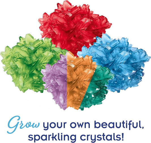 Thames & Kosmos Make & Display Colorful Crystals Gift Set | 16 Crystal Growing STEM Kits | Safely Grow, Display Dazzling Crystals in Many Colors | Party Favors, Stocking Stuffers, Easter Baskets
