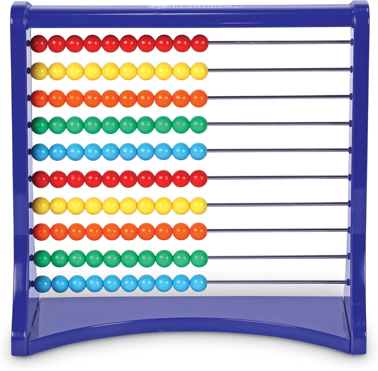 Learning Resources Ten-Row Abacus, Early Math Skills, Addition and Subtraction, Manipulatives for Kids, Back to School, Ages 5+