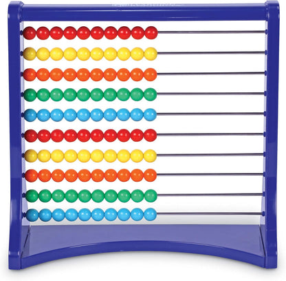Learning Resources Ten-Row Abacus, Early Math Skills, Addition and Subtraction, Manipulatives for Kids, Back to School, Ages 5+