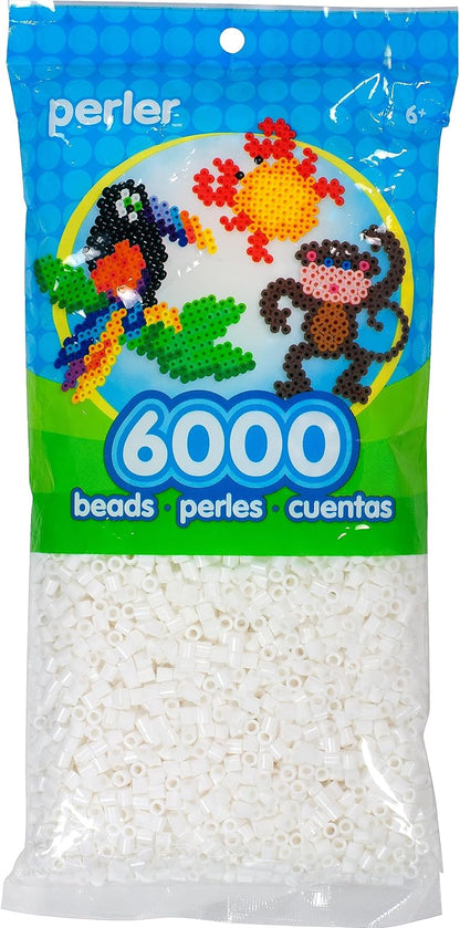 Perler Beads Fuse Beads for Crafts, 6000pcs, Glow in the Dark green