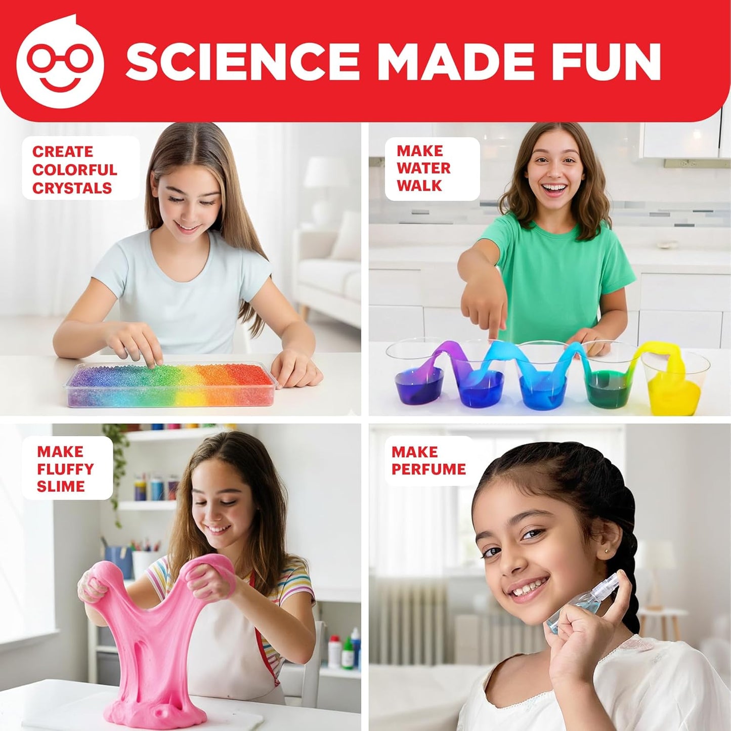 Doctor Jupiter Girls' Science Kit for Kids Ages 8-10-12-14 for 8,9,10+ Year Old Girls | Chemistry Set, STEM Toy Kit with 135+ Experiments | Learning & Educational Projects