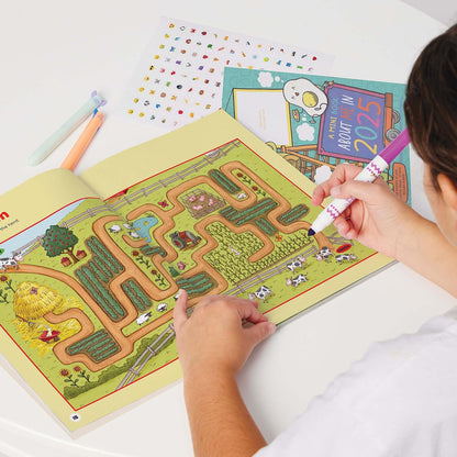 My First Puzzle Fun 2026 Activity Book Set with Mazes, Matching and More, Kids Puzzle Books for Travel, Learning and Screen-Free Play for Kids 3-6
