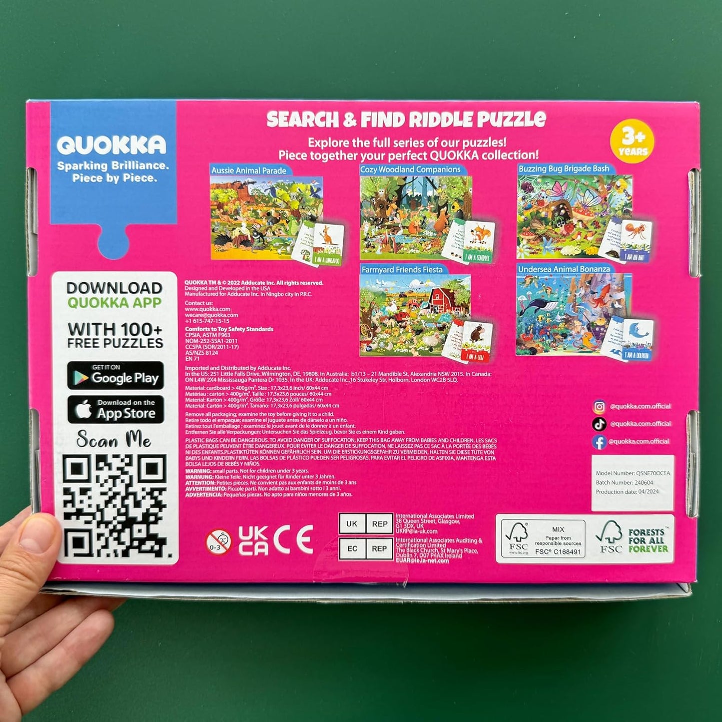 United States Puzzles for Kids Ages 4-6 - 70 Pcs USA Map Kids Puzzle with 50 Cards 400+ USA Facts - State & Capitals Floor Jigsaw Puzzles for Children 6-8 - Educational Toys Gift for Boys Girls