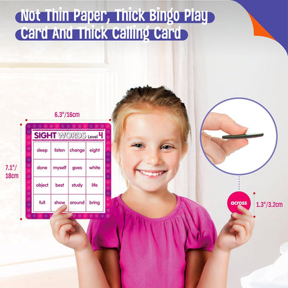 SpriteGru Multiplication & Division Bingo Game, 480 Math Problems, 2 Educational Math Board Game for Kindergarten and Preschool Kids 4-8, Perfect for Classroom & At Home (Up to 25 Players)