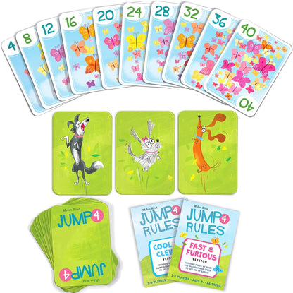 Melon Rind Jump 1, Math Game for Kids Learning Adding and Subtracting by 1, Lively, Card Game, Quick Activity for Boosting Math Confidence, Easy Screenless Fun, Perfect for Kindergarteners, Ages 5+